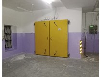 【德軒案例】梧桐院地庫改造——墻面刷油漆、乳膠漆，改造人防門油漆